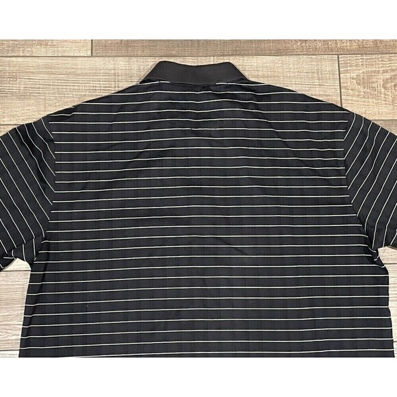 Nike Men's Dri Fit Tiger Woods Collection Black Short Sleeve Golf Polo Size XL - Picture 6 of 15
